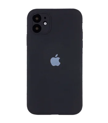 Чохол Silicone Case Full Camera Protective (AA) для Apple iPhone 12 (6.1 ") Чорний / Black