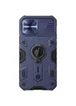 TPU+PC чехол Nillkin CamShield Armor (шторка на камеру) для Apple iPhone 12 Pro / 12 (6.1")  Синий