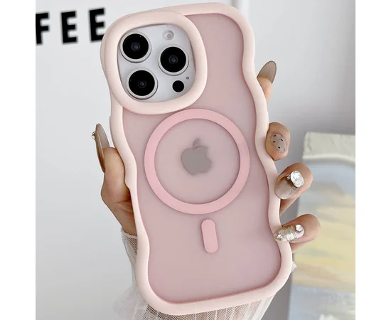 Чехол TPU+PC Undine with MagSafe для Apple iPhone 12 Pro / 12 (6.1") Pink