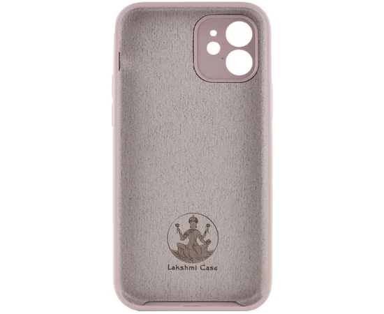 Чехол Silicone Case Lakshmi Square Full Camera для Apple iPhone 12 (6.1") Серый / Lavender