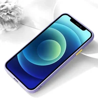 TPU + PC чохол Picture Color Buttons full camera для Apple iPhone 12 Pro (6.1 ") Lavender Grey / Квіти