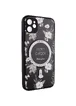 TPU+PC чехол Secret Garden with MagSafe для Apple iPhone 12 (6.1") Black