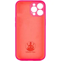 Чехол Silicone Case Lakshmi Square Full Camera для Apple iPhone 12 Pro (6.1") Розовый / Barbie pink