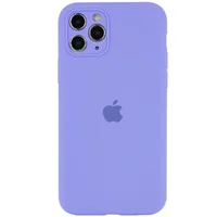 Чехол Silicone Case Full Camera Protective (AA) для Apple iPhone 12 Pro (6.1") Сиреневый / Dasheen