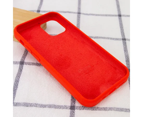 Чохол Silicone Case Full Protective (AA) для Apple iPhone 12 Pro / 12 (6.1 ") Червоний / Red
