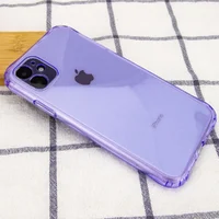 TPU чехол Ease Glossy Full Camera для Apple iPhone 12 (6.1") Сиреневый