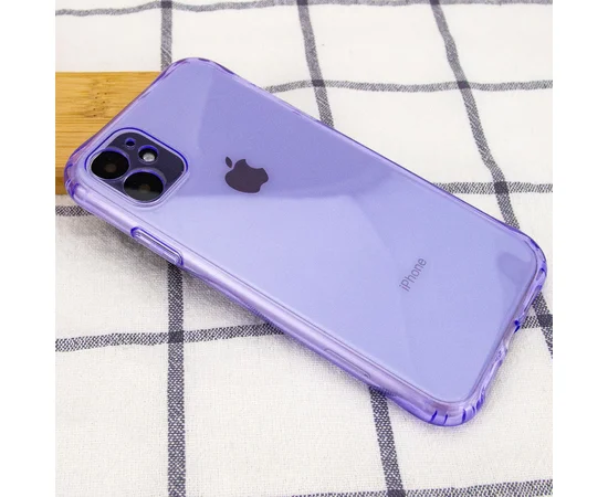 TPU чехол Ease Glossy Full Camera для Apple iPhone 12 (6.1") Сиреневый