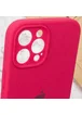 Чехол Silicone Case Full Camera Protective (AA) для Apple iPhone 12 Pro (6.1") Красный / Rose Red / PVH