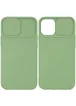 Чехол Camshield Square TPU со шторкой для камеры для Apple iPhone 12 Pro / 12 (6.1") Фисташковый Чехол Camshield Square TPU со шторкой для камеры для Apple iPhone 12 Pro / 12 (6.1") Фисташковый