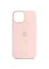 Чехол Silicone Case Full Protective (AA) для Apple iPhone 12 Pro / 12 (6.1") Розовый / Chalk Pink