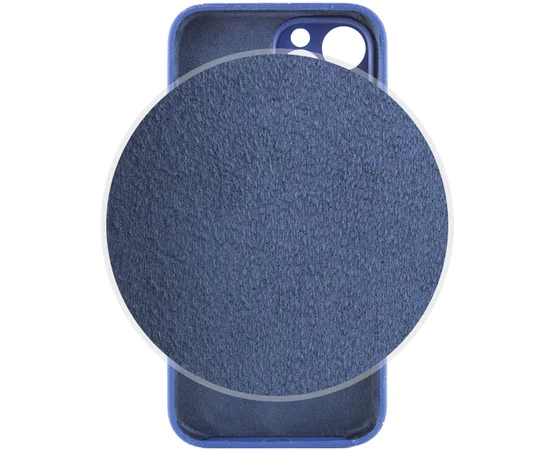Чехол Silicone Case Lakshmi Square Full Camera для Apple iPhone 12 Pro (6.1") Синий / Deep navy