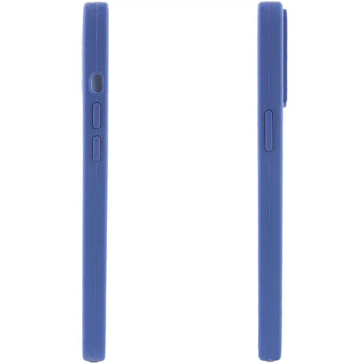 Чехол Silicone Case Lakshmi Square Full Camera для Apple iPhone 12 Pro (6.1") Синий / Deep navy