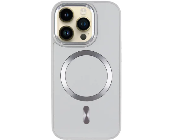 Кожаный чехол SnapCase with MagSafe для Apple iPhone 12 Pro / 12 (6.1") Grey