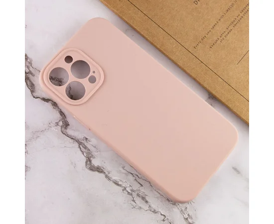 Чехол Silicone Case Lakshmi Square Full Camera для Apple iPhone 12 Pro (6.1") Розовый / Pink Sand