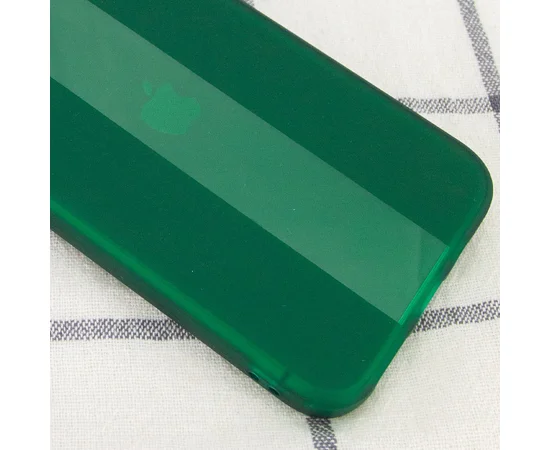 Чехол TPU Glossy Line Full Camera для Apple iPhone 12 Pro (6.1") Зеленый