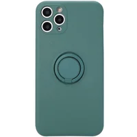 Чехол TPU Candy Ring Full Camera для Apple iPhone 12 Pro (6.1") Зеленый / Pine green