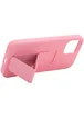 Чехол Silicone Case Hand Holder для Apple iPhone 12 Pro / 12 (6.1") Розовый / Pink
