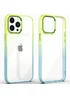 Чохол TPU+PC Fresh sip series для Apple iPhone 12 Pro / 12 (6.1") Бірюзовий / Лимонний