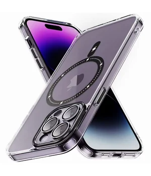 Чехол TPU+PC Colorful with MagSafe для Apple iPhone 12 Pro (6.1") Black