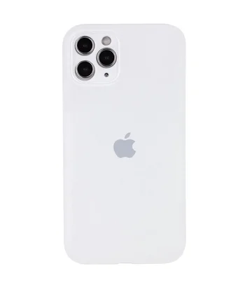 Чохол Silicone Case Full Camera Protective (AA) для Apple iPhone 12 Pro (6.1 ") Білий / White