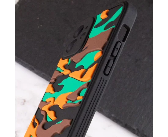 Чехол TPU+PC Army Collection для Apple iPhone 12 (6.1") Коричневый