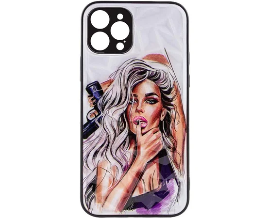 TPU+PC чехол Prisma Ladies Full Camera для Apple iPhone 12 Pro (6.1") Purple