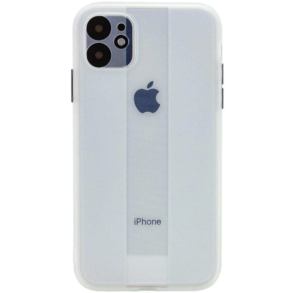 Чехол TPU Glossy Line Full Camera для Apple iPhone 12 (6.1") Матовый