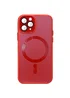 Чехол TPU+Glass Sapphire Midnight with MagSafe для Apple iPhone 12 Pro (6.1") Красный / Red