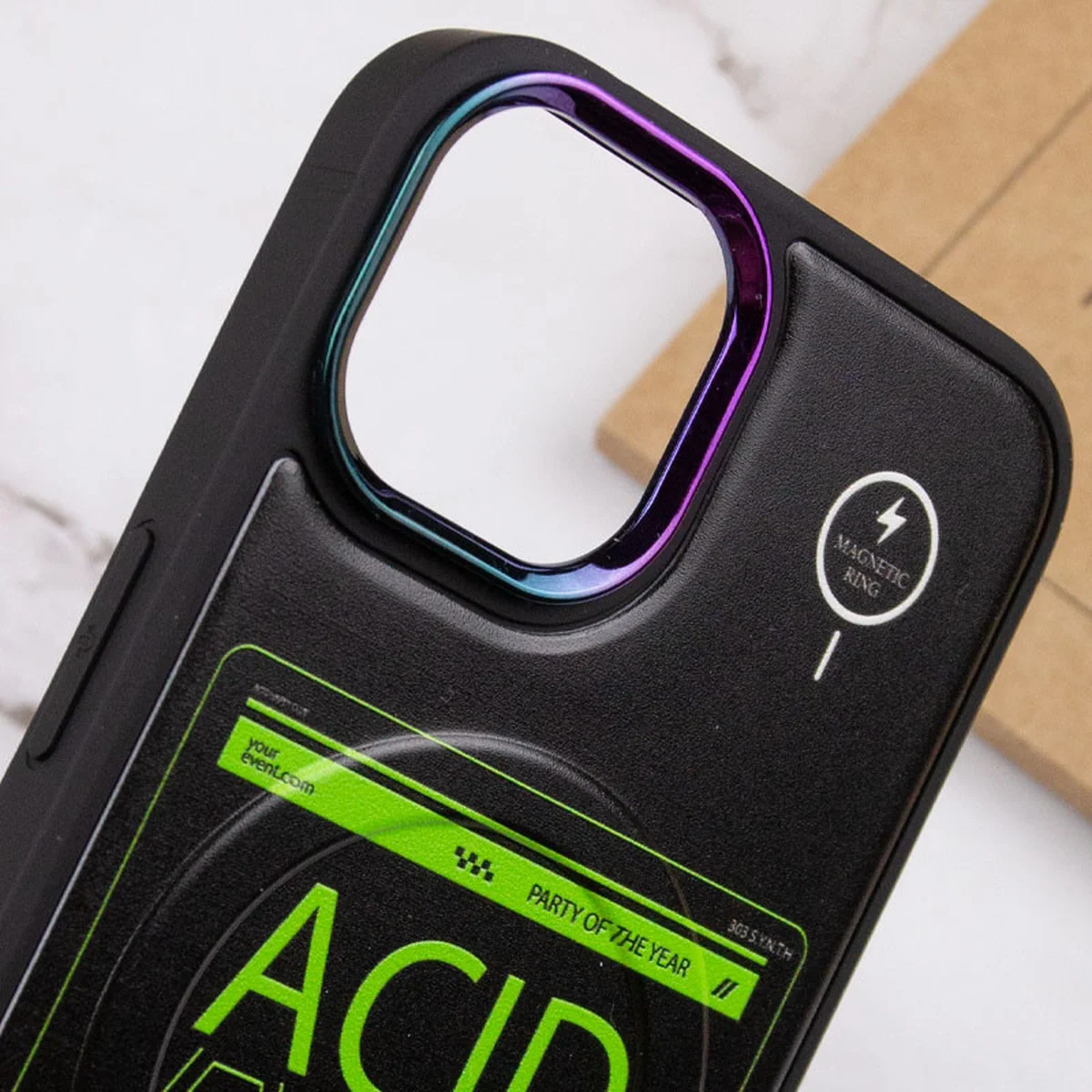 TPU+PC чехол Funny pictures with MagSafe для Apple iPhone 12 Pro / 12 (6.1") ACID