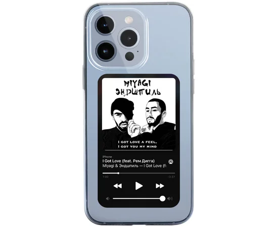 TPU чехол Music style для Apple iPhone 12 Pro / 12 (6.1") Miyagi