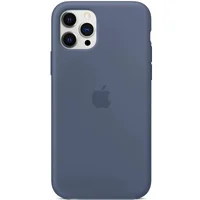 Чохол Silicone Case Full Protective (AA) для Apple iPhone 12 Pro / 12 (6.1") Синій / Alaska blue