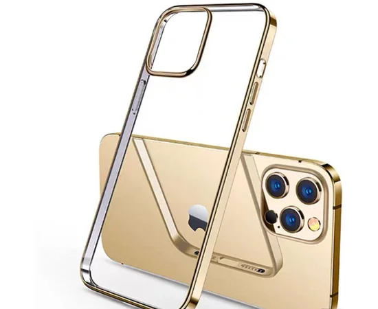 TPU чехол G-Case Shiny Series для Apple iPhone 12 Pro / 12 (6.1") Золотой