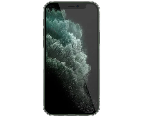 TPU чехол Nillkin Nature Series для Apple iPhone 12 Pro / 12 (6.1") Серый (прозрачный)