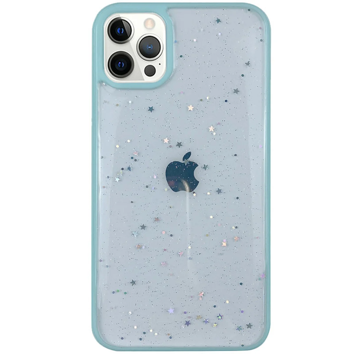 TPU+PC чехол Shiny Stars для Apple iPhone 12 Pro / 12 (6.1") Мятный