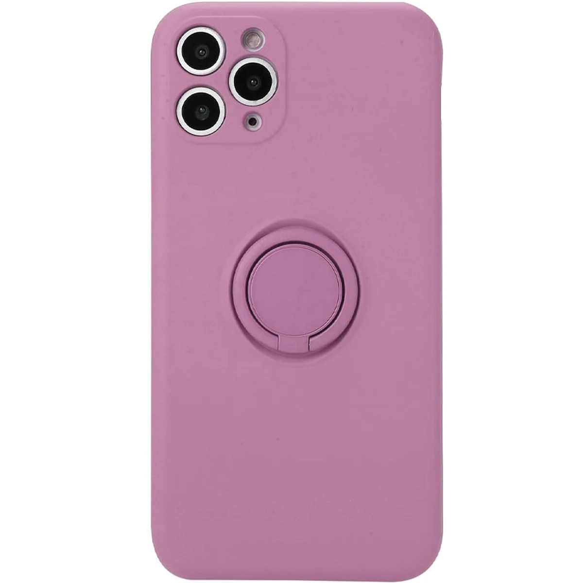 Чехол TPU Candy Ring Full Camera для Apple iPhone 12 Pro (6.1") Лиловый / Lilac Pride