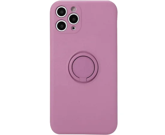 Чехол TPU Candy Ring Full Camera для Apple iPhone 12 Pro (6.1") Лиловый / Lilac Pride
