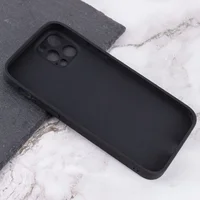 TPU+Glass чехол Matte Candy Full camera для Apple iPhone 12 Pro (6.1") Черный