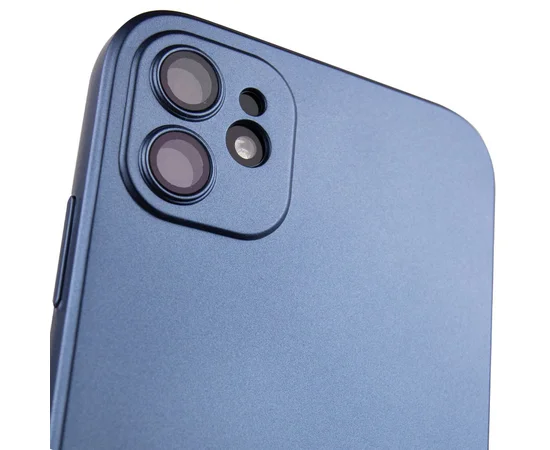 Чехол ультратонкий TPU Serene для Apple iPhone 12 (6.1") Blue