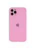 Чехол Silicone Case Full Camera Protective (AA) для Apple iPhone 12 Pro (6.1") Розовый / Light pink