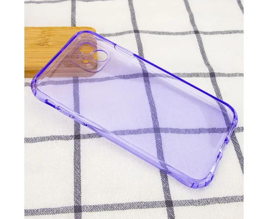 TPU чехол Ease Glossy Full Camera для Apple iPhone 12 (6.1") Сиреневый