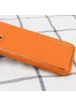 Шкіряний чохол Xshield для Apple iPhone 12 (6.1 ") Помаранчевий / Apricot