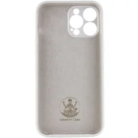 Чехол Silicone Case Lakshmi Square Full Camera для Apple iPhone 12 Pro (6.1") Белый / White