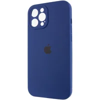 Чехол Silicone Case Full Camera Protective (AA) для Apple iPhone 12 Pro (6.1") Синий / Deep navy / PVH