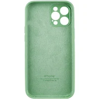 Чехол Silicone Case Full Camera Protective (AA) для Apple iPhone 12 Pro (6.1") Зеленый / Pistachio