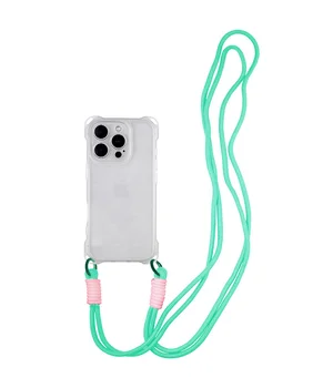 Чохол TPU CrossBody with straps для Apple iPhone 12 Pro (6.1") Transparent