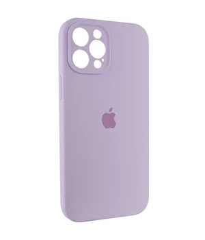 Чохол Silicone Case Full Camera Protective (AA) для Apple iPhone 12 Pro (6.1") Бузковий / Lilac