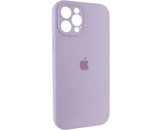 Чохол Silicone Case Full Camera Protective (AA) для Apple iPhone 12 Pro (6.1") Бузковий / Lilac