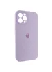 Чохол Silicone Case Full Camera Protective (AA) для Apple iPhone 12 Pro (6.1") Бузковий / Lilac