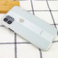 Чехол TPU Glossy Line Full Camera для Apple iPhone 12 (6.1") Матовый