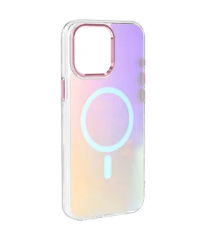 Чехол TPU Lunar Glow (MagFit) для Apple iPhone 12 Pro / 12 (6.1") Baby Pink